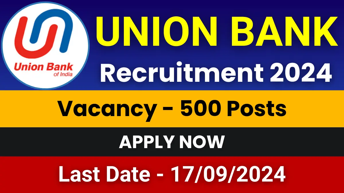 Union Bank Recruitment 2024