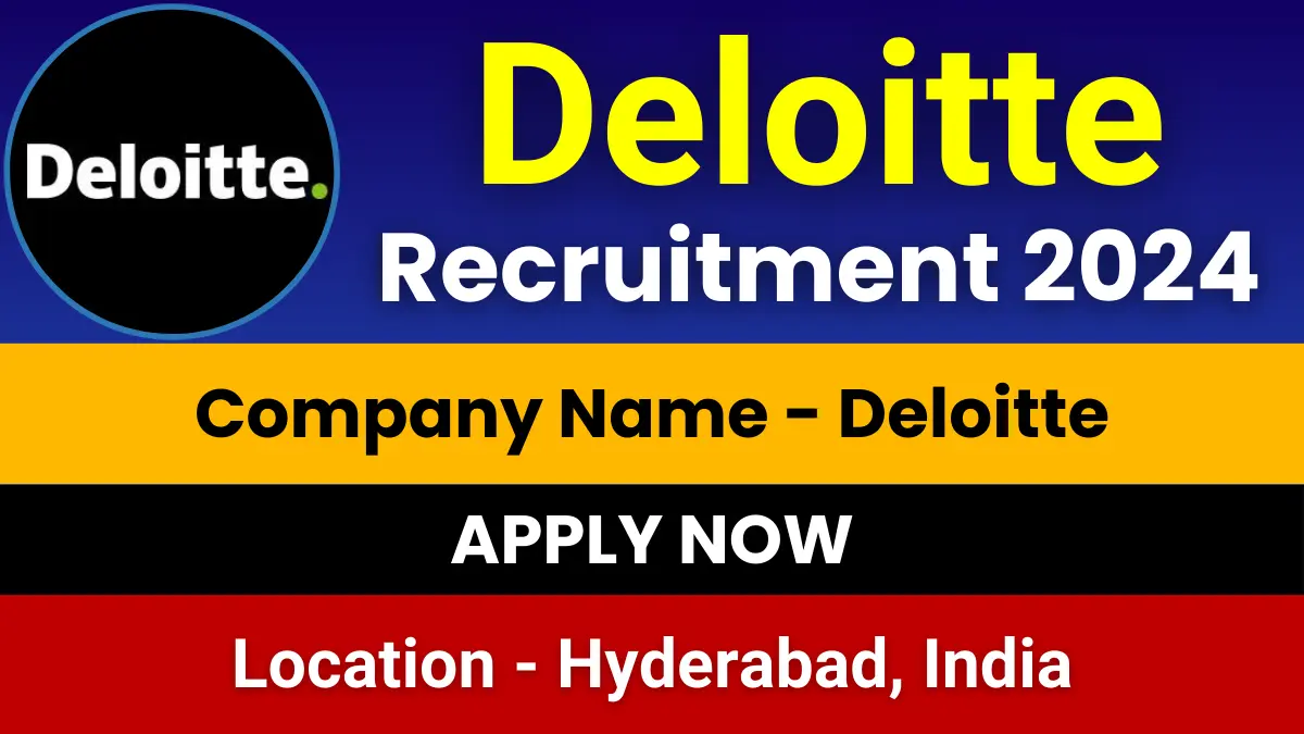 Deloitte Recruitment 2024 for Associate Analyst Role