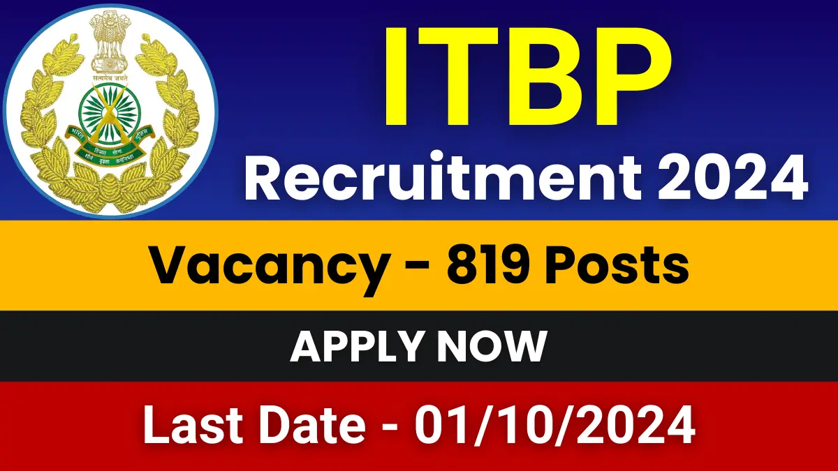 ITBP Recruitment 2024