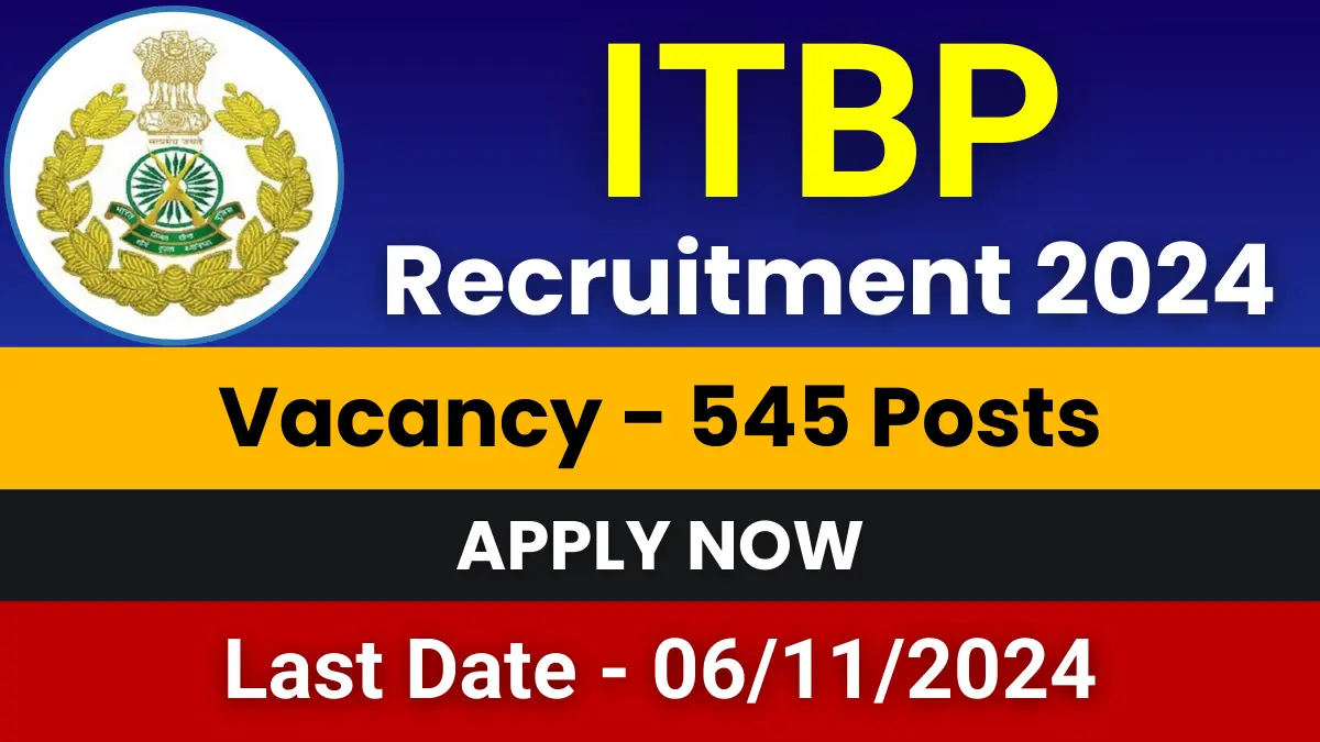 ITBP Recruitment 2024