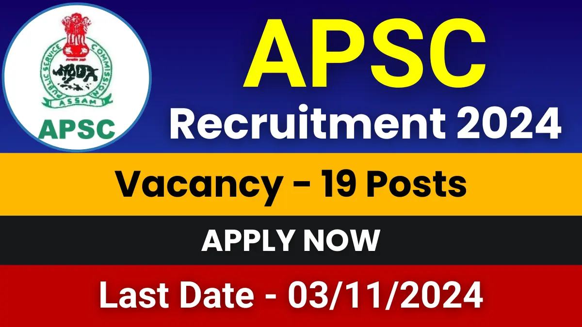APSC Assistant Director Jobs 2024