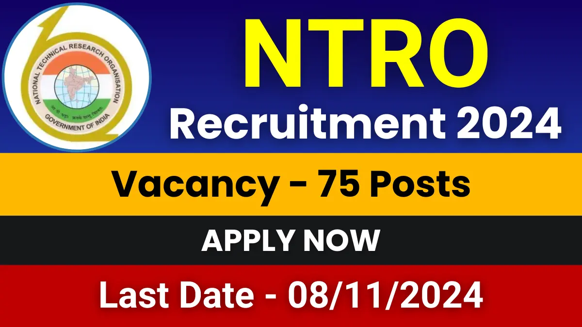 NTRO Scientist B Jobs 2024 Notification for 75 Posts | Apply Now 1 NTRO Scientist B Jobs 2024