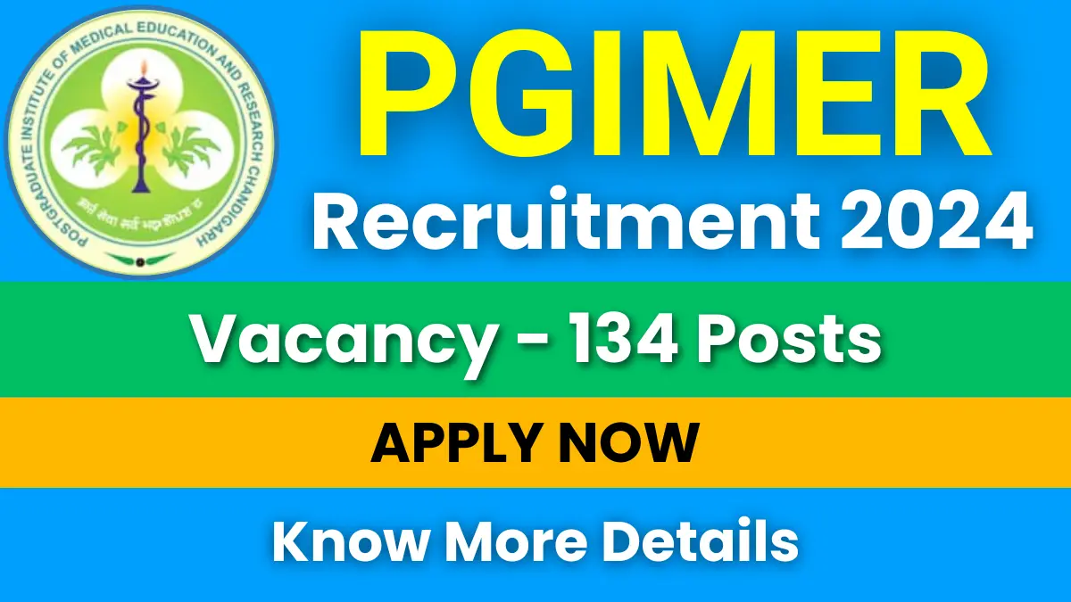 PGIMER Recruitment 2024