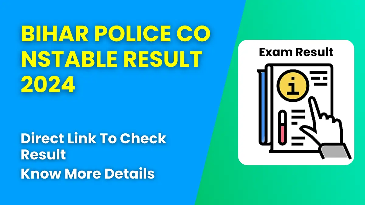 Bihar Police Constable Result 2024