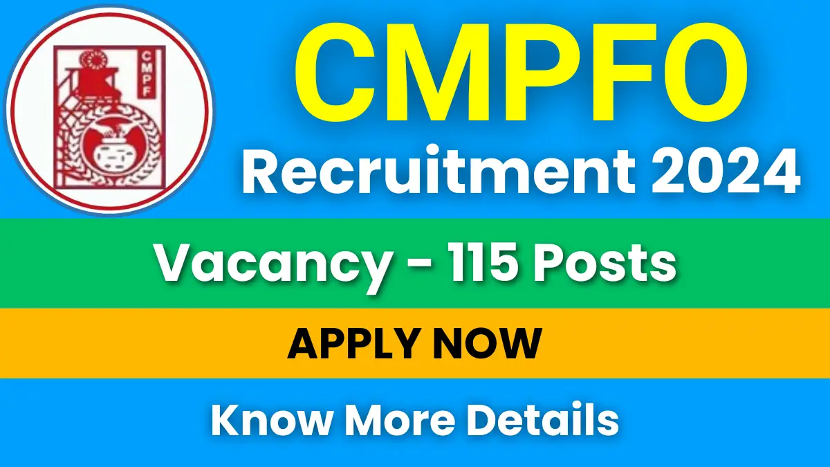 CMPFO Group C Recruitment 2025