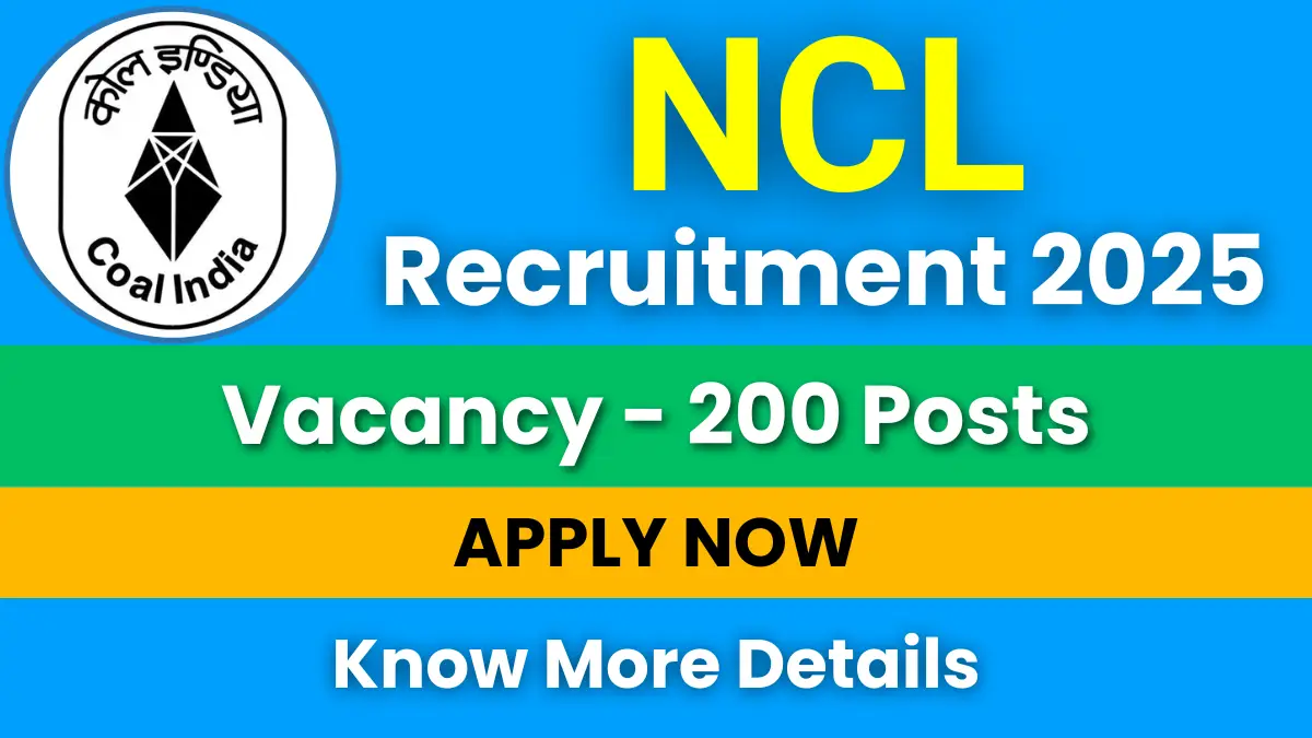 NCL Technician Recruitment 2025 for 200 Posts: Apply Now 1 NCL Technician Recruitment 2025
