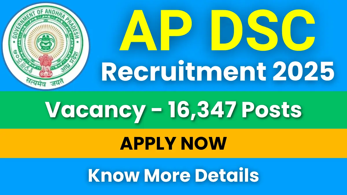 AP DSC Recruitment 2025