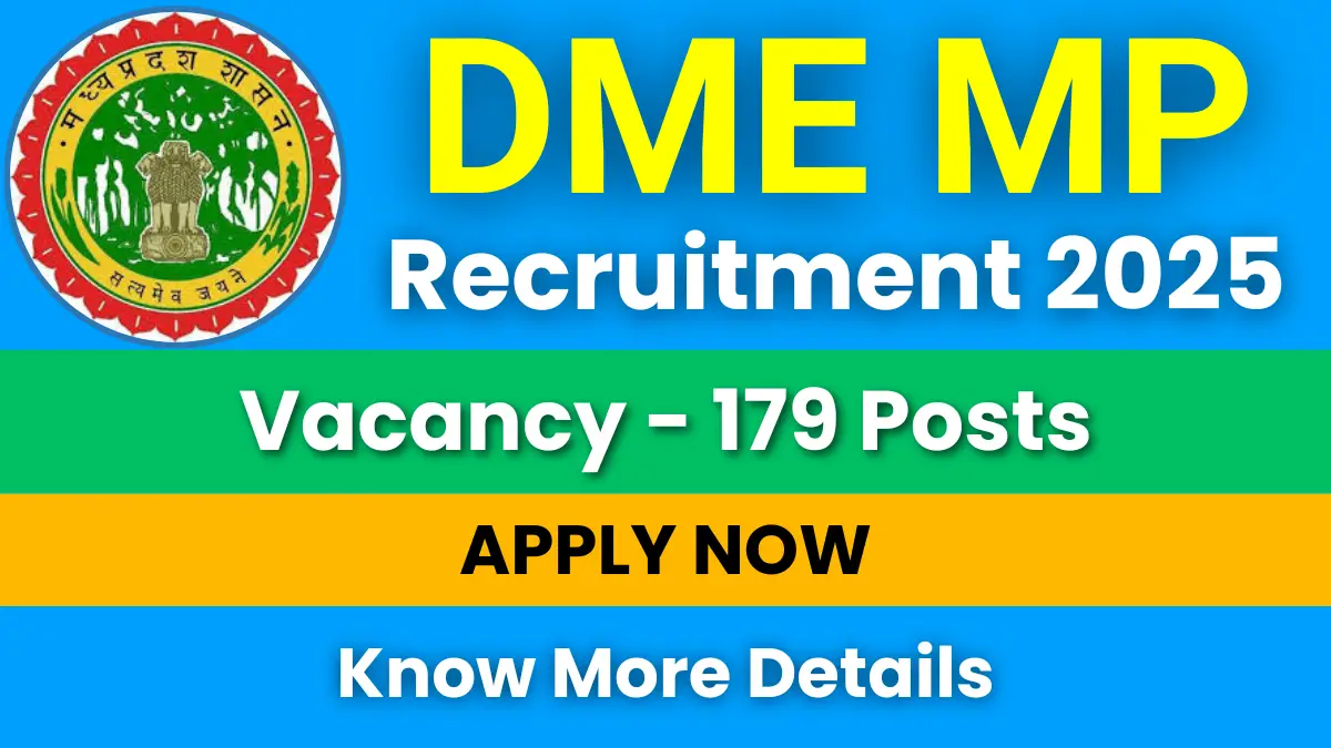 DME MP Associate Professor Recruitment 2025 for 179 Posts: Apply Now 1 DME MP Associate Professor Recruitment 2025