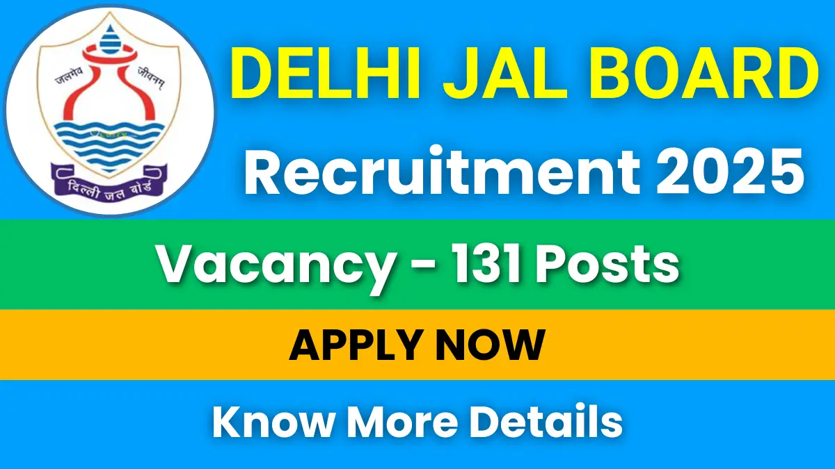 Delhi Jal Board Recruitment 2025