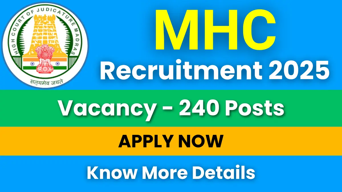 MHC Recruitment 2025