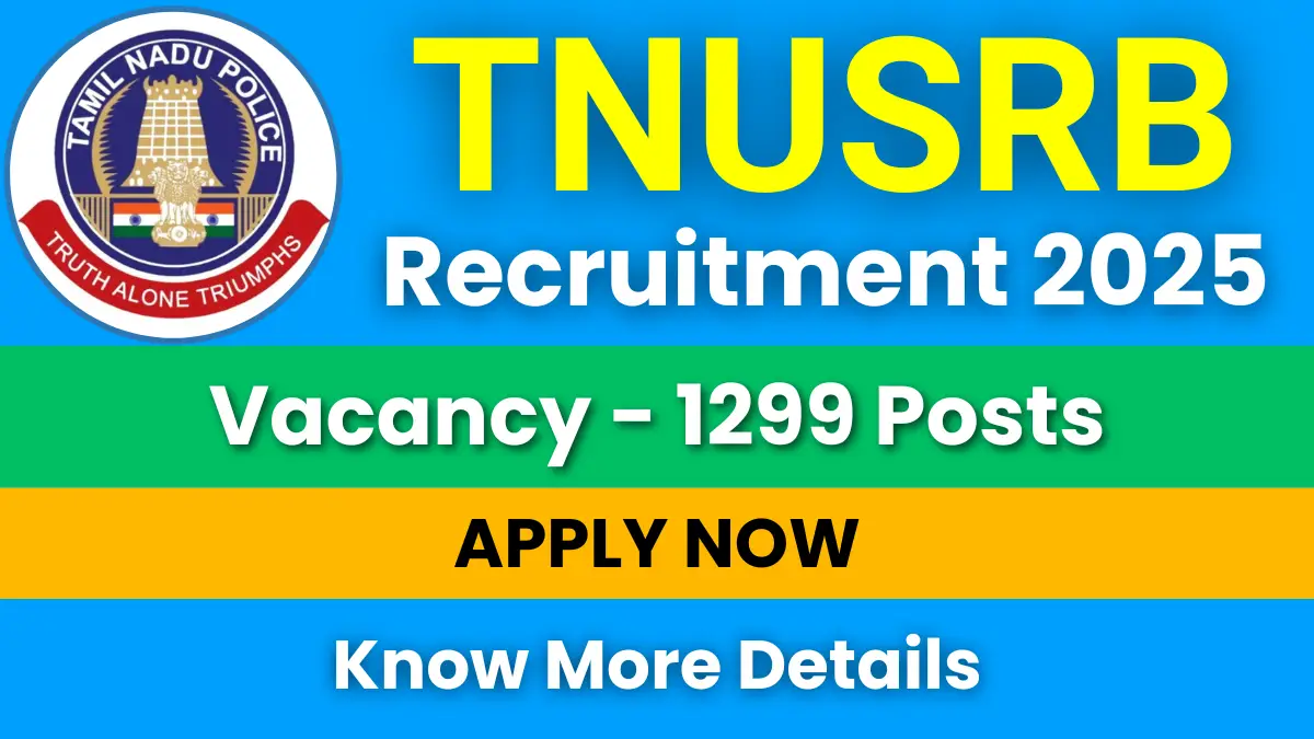 TNUSRB Recruitment 2025