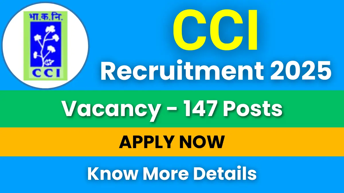 Cotton Corporation of India Recruitment 2025