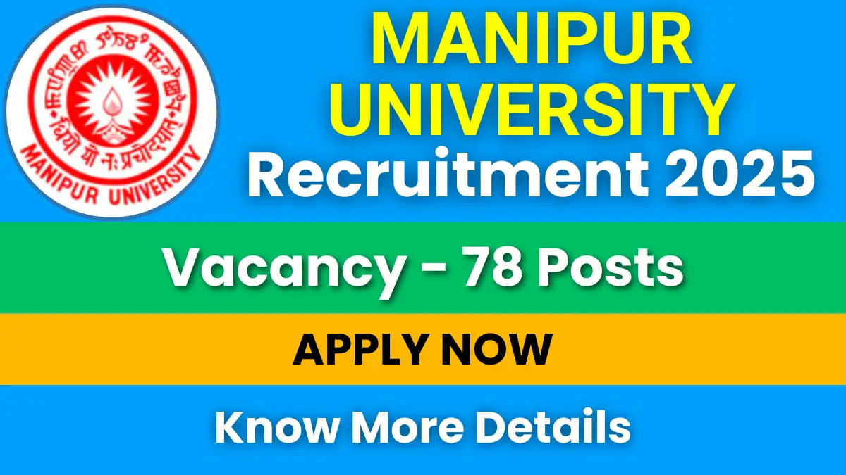 Manipur University Recruitment 2025