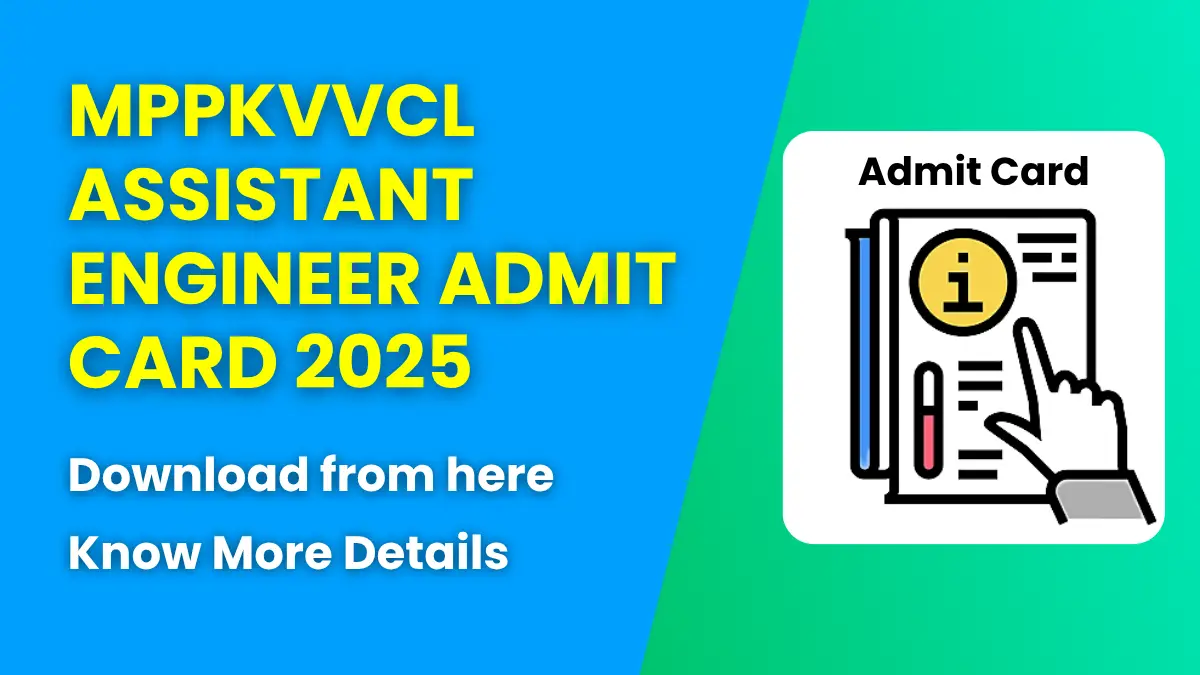MPPKVVCL Assistant Engineer Admit Card 2025