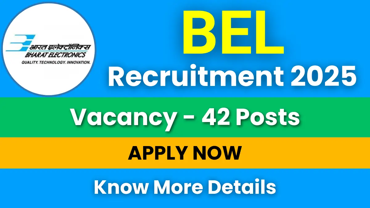 BEL Project Engineer Recruitment 2025 for 42 Posts: Apply Now 1 BEL Project Engineer Recruitment 2025