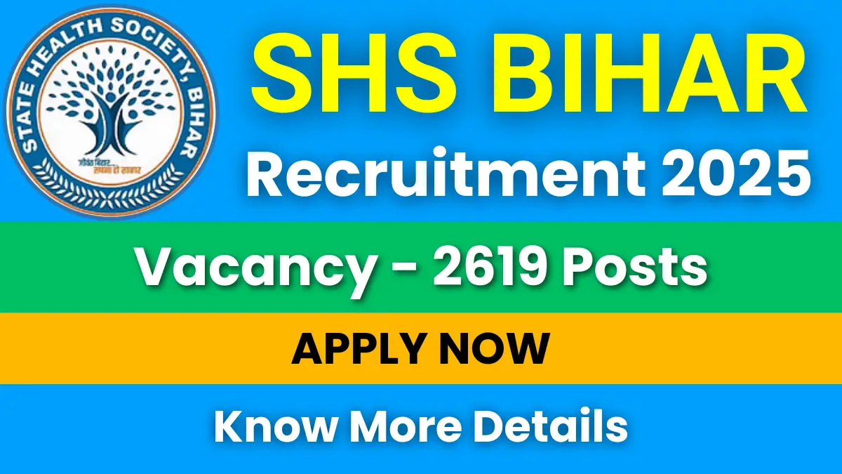 SHS Bihar Ayush Doctor Recruitment 2025