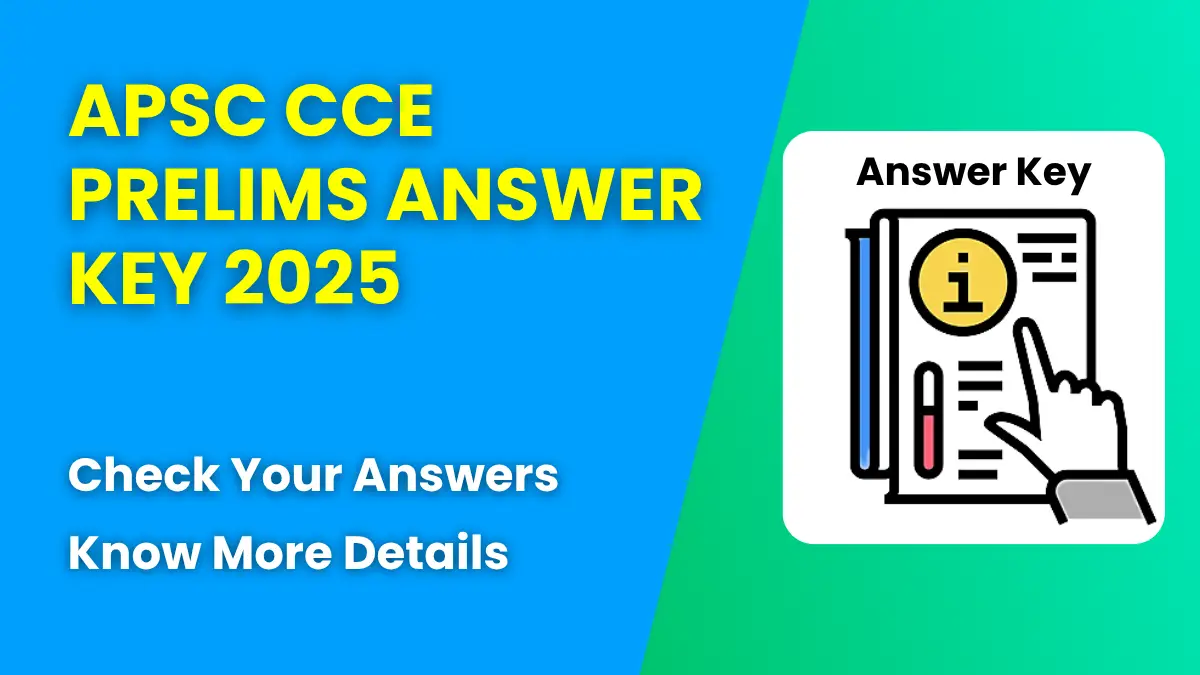 APSC CCE Prelims Answer Key 2025