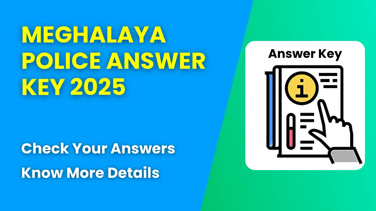 Meghalaya Police Answer Key 2025
