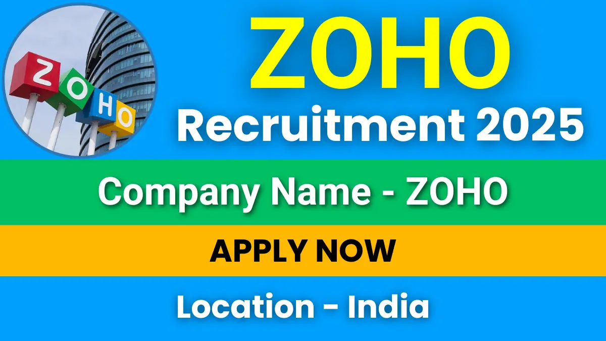 ZOHO QA Engineers Recruitment 2025