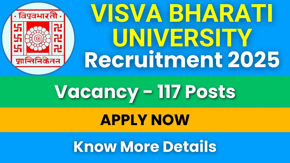 Visva Bharati University Recruitment 2025