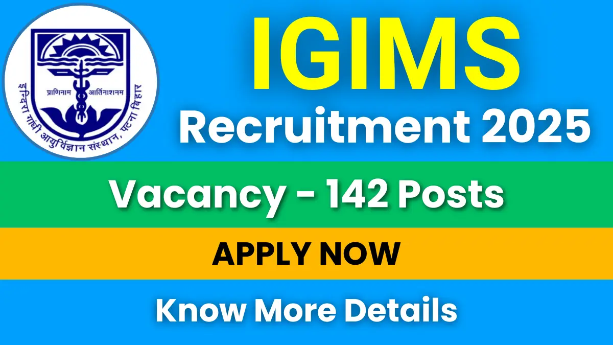 IGIMS Recruitment 2025