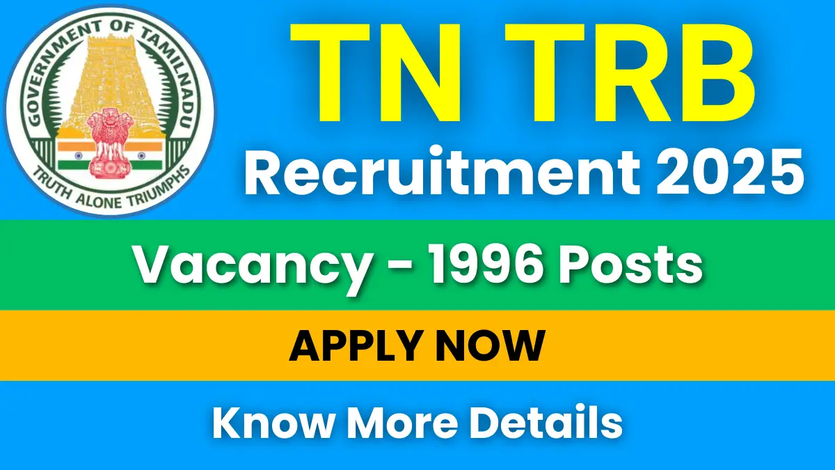 TN TRB Recruitment 2025