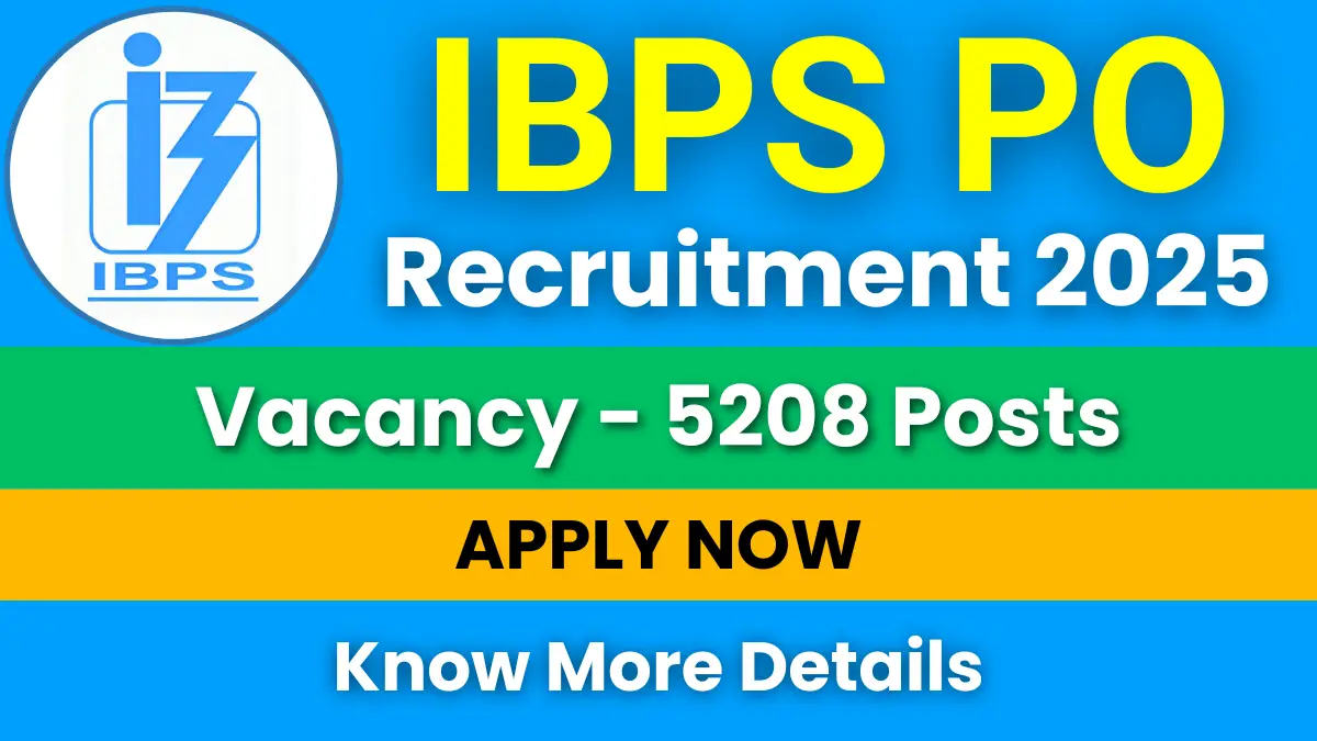 IBPS PO Recruitment 2025
