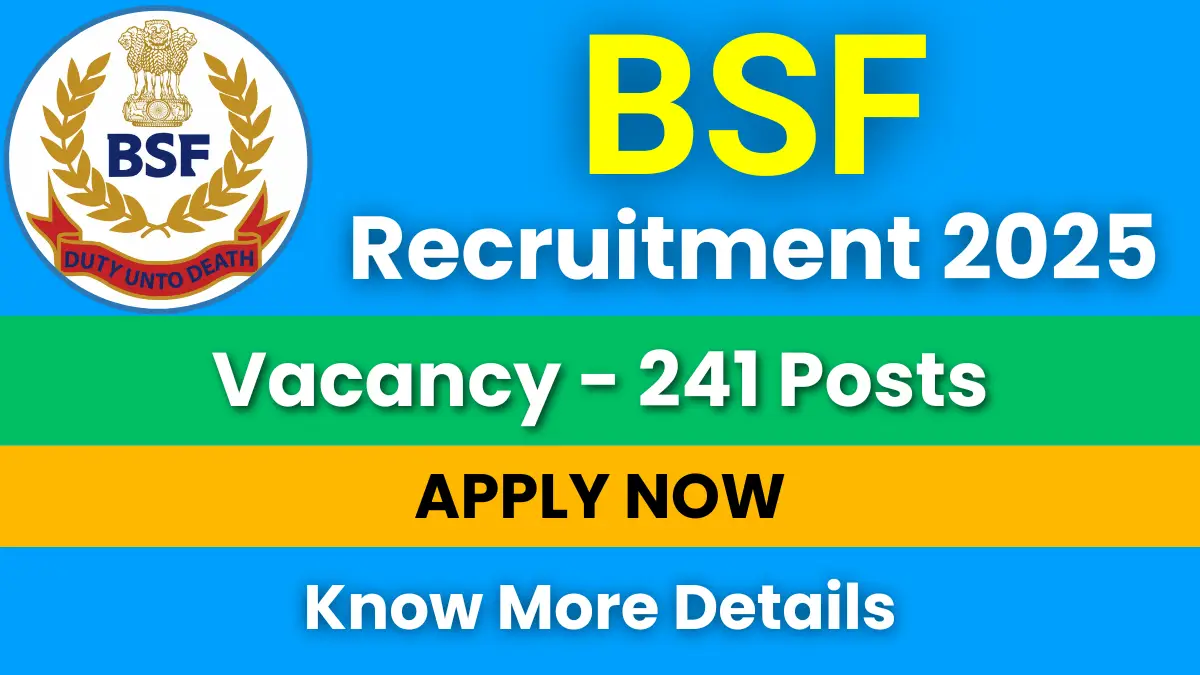 BSF Constable Sports Quota Recruitment 2025