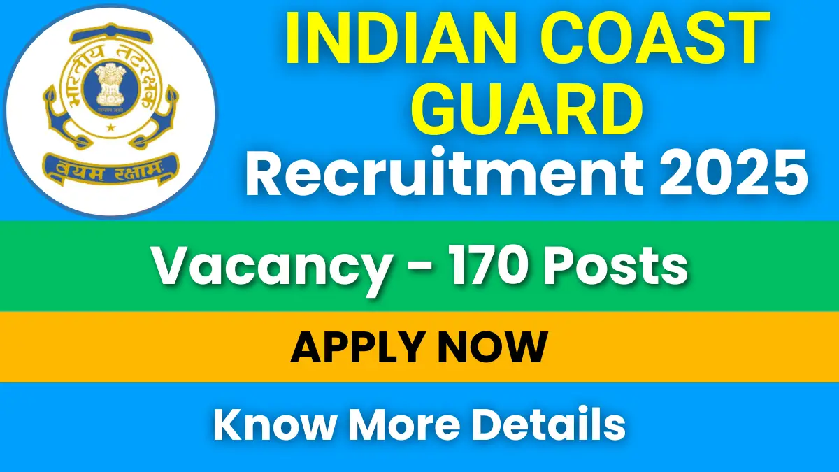 Indian Coast Guard Recruitment 2025