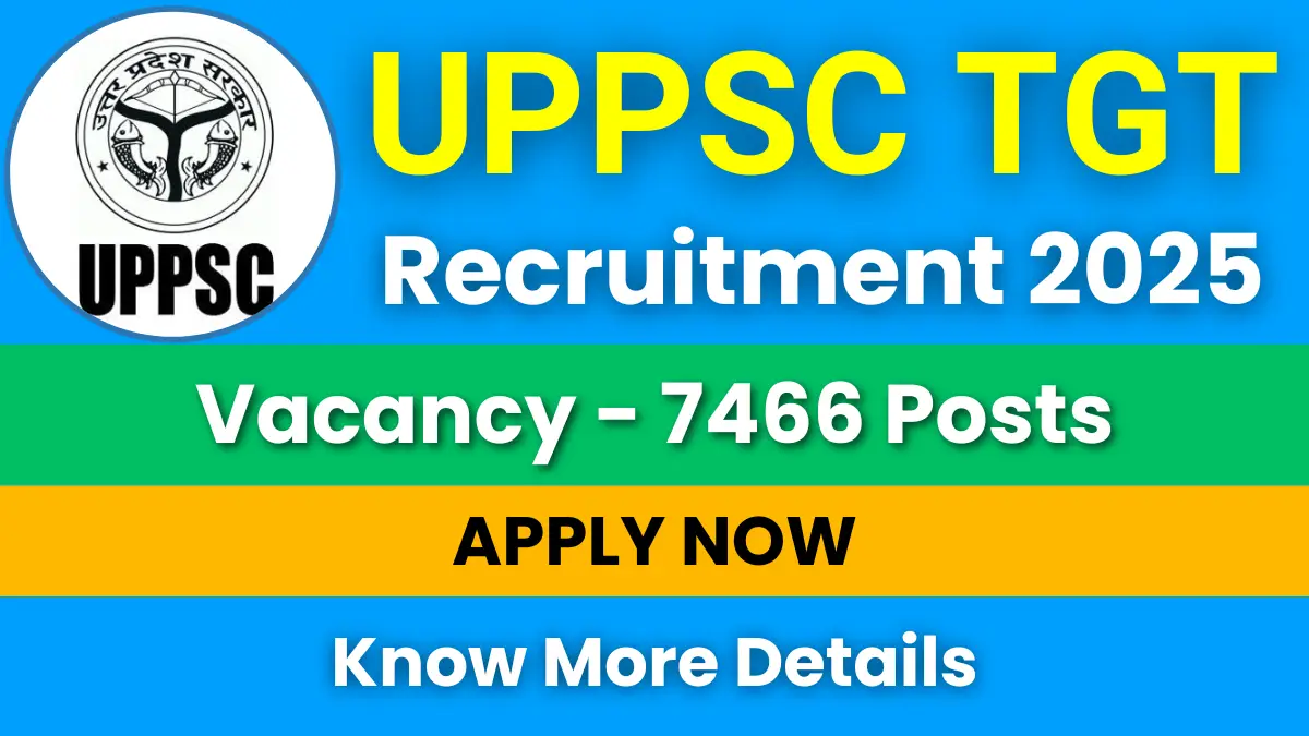 UPPSC TGT Recruitment 2025