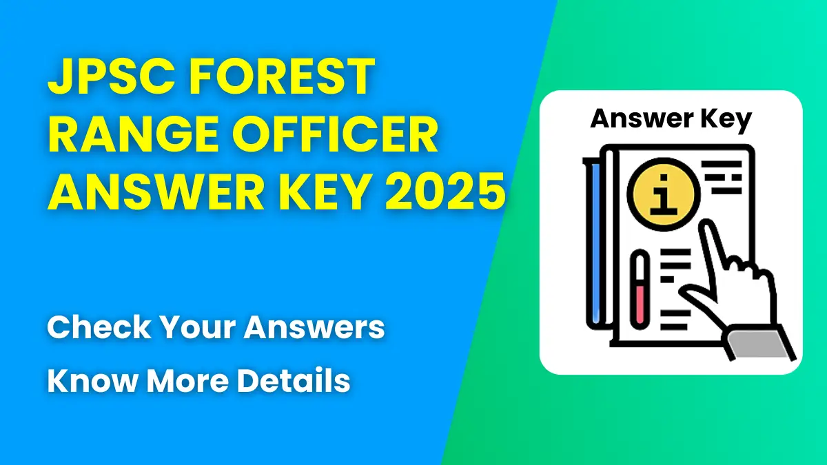 JPSC Forest Range Officer Answer Key 2025