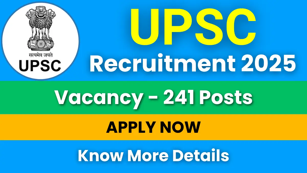 UPSC Recruitment 2025