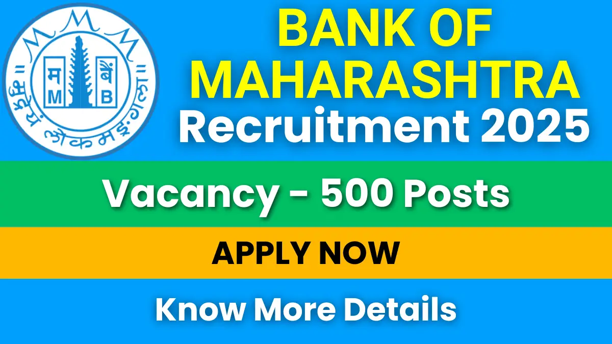 Bank of Maharashtra Recruitment 2025