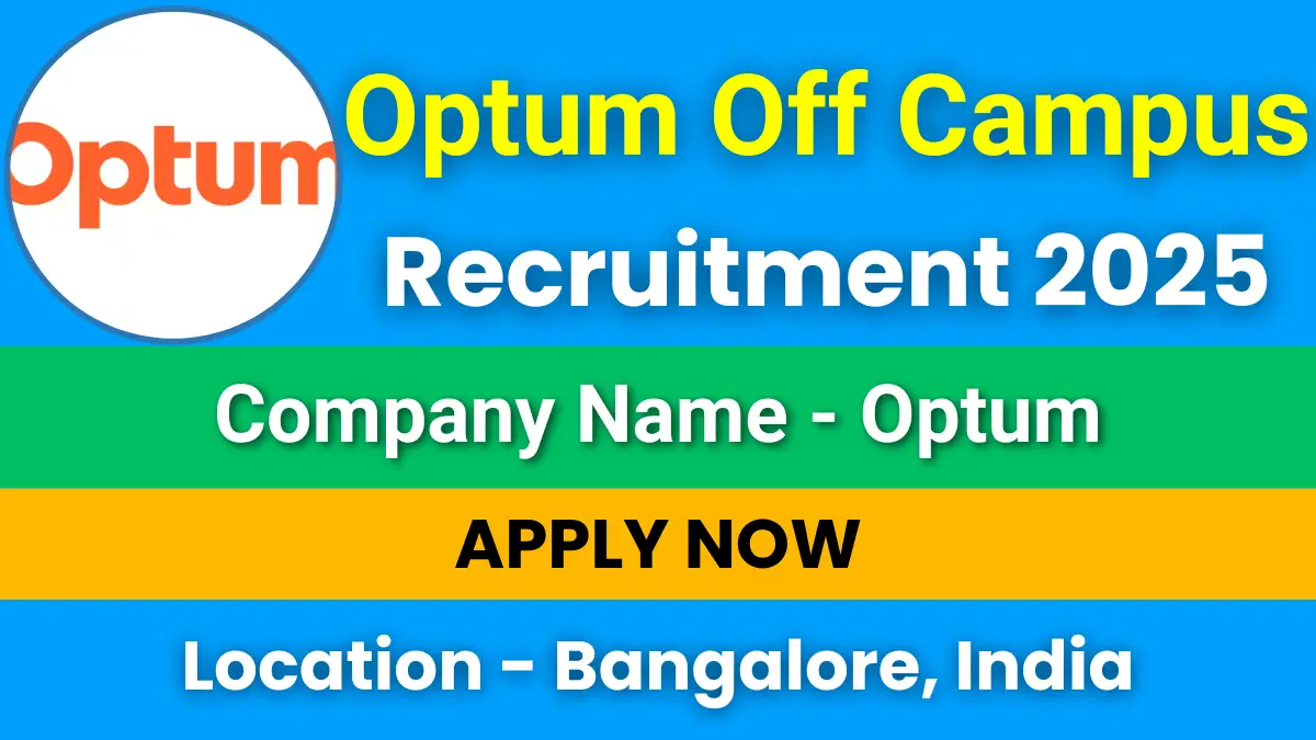 Optum Off Campus Recruitment 2025