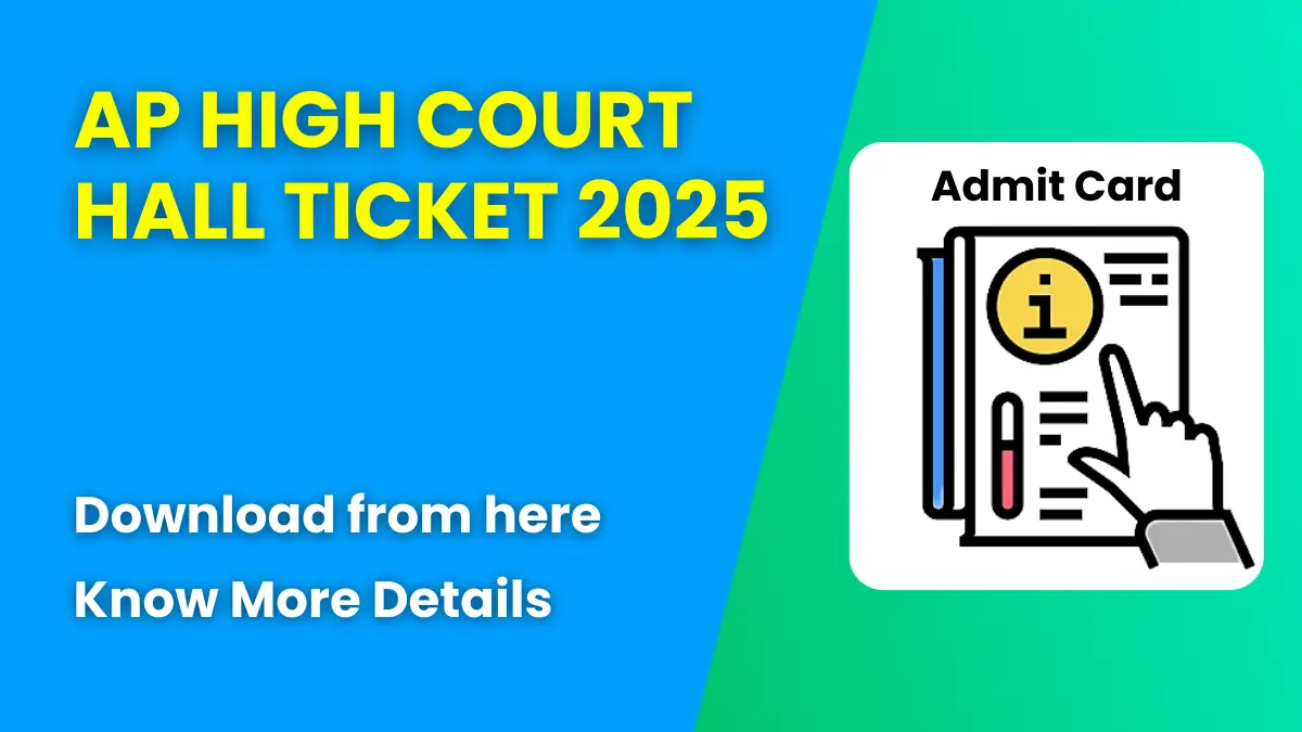 AP High Court Hall Ticket 2025
