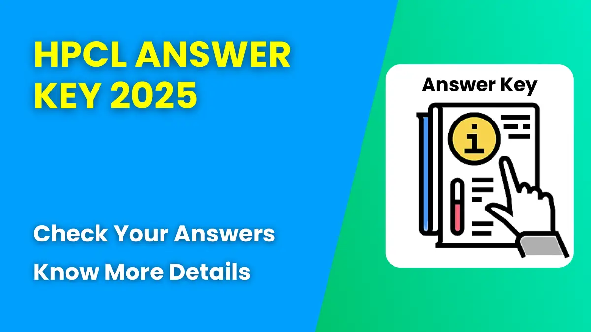 HPCL Answer Key 2025