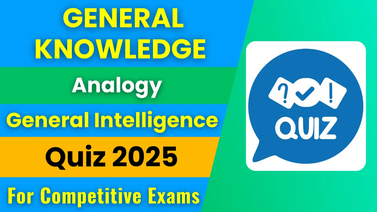 Analogy Verbal and Non-Verbal Quiz 2025