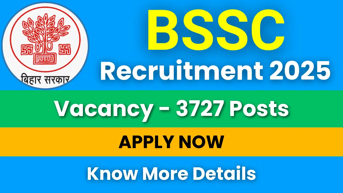 BSSC Office Attendant Recruitment 2025