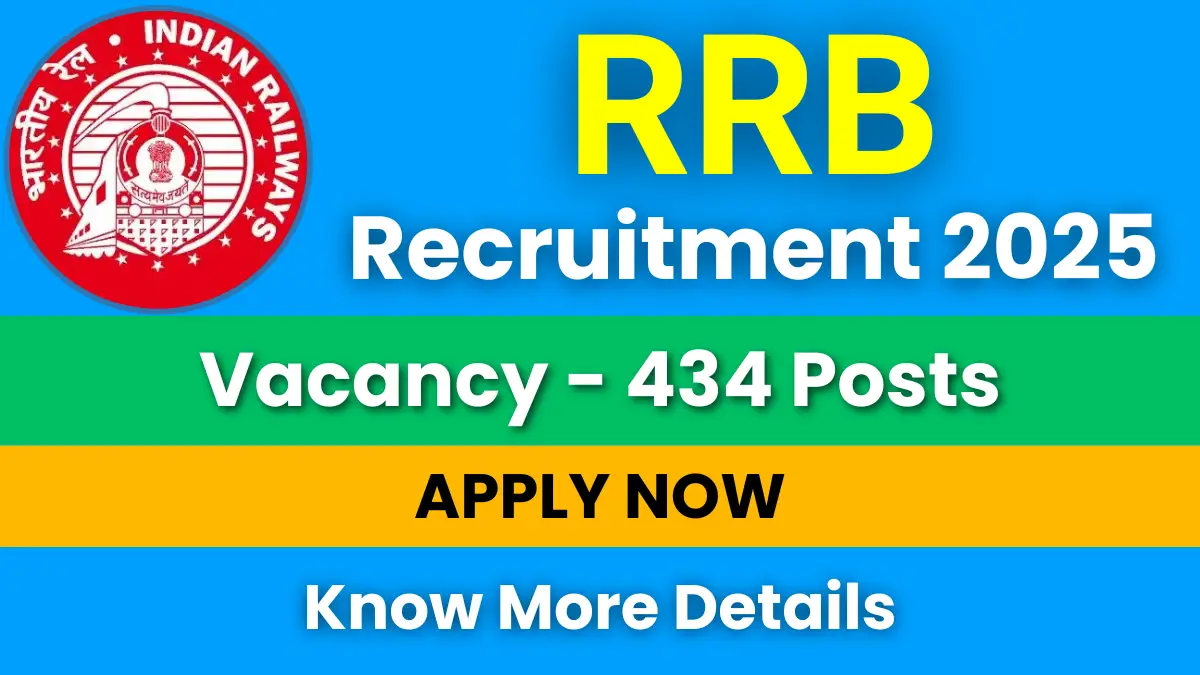 RRB Paramedical Recruitment 2025 for 434 Posts: Apply Online Now 1 RRB Paramedical Recruitment 2025