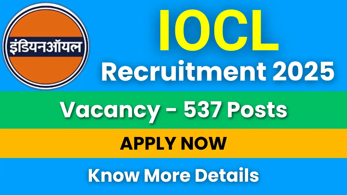IOCL Pipelines Division Apprentice Recruitment 2025