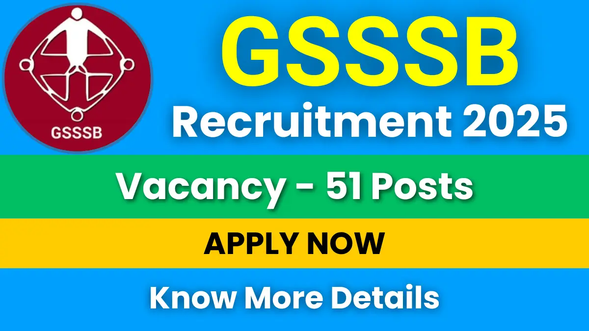 GSSSB Recruitment 2025