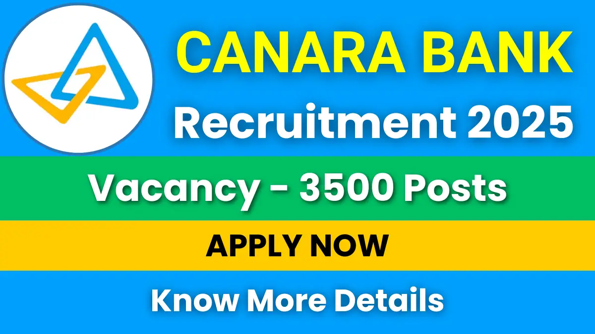 Canara Bank Recruitment 2025