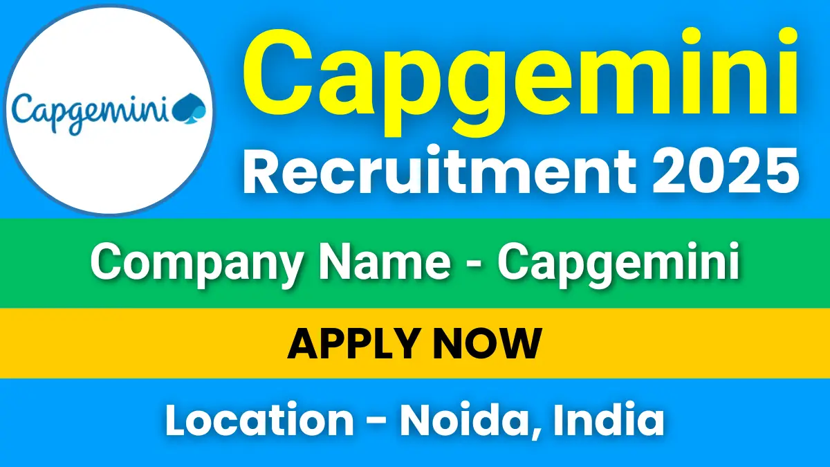 Capgemini Off Campus Recruitment 2025