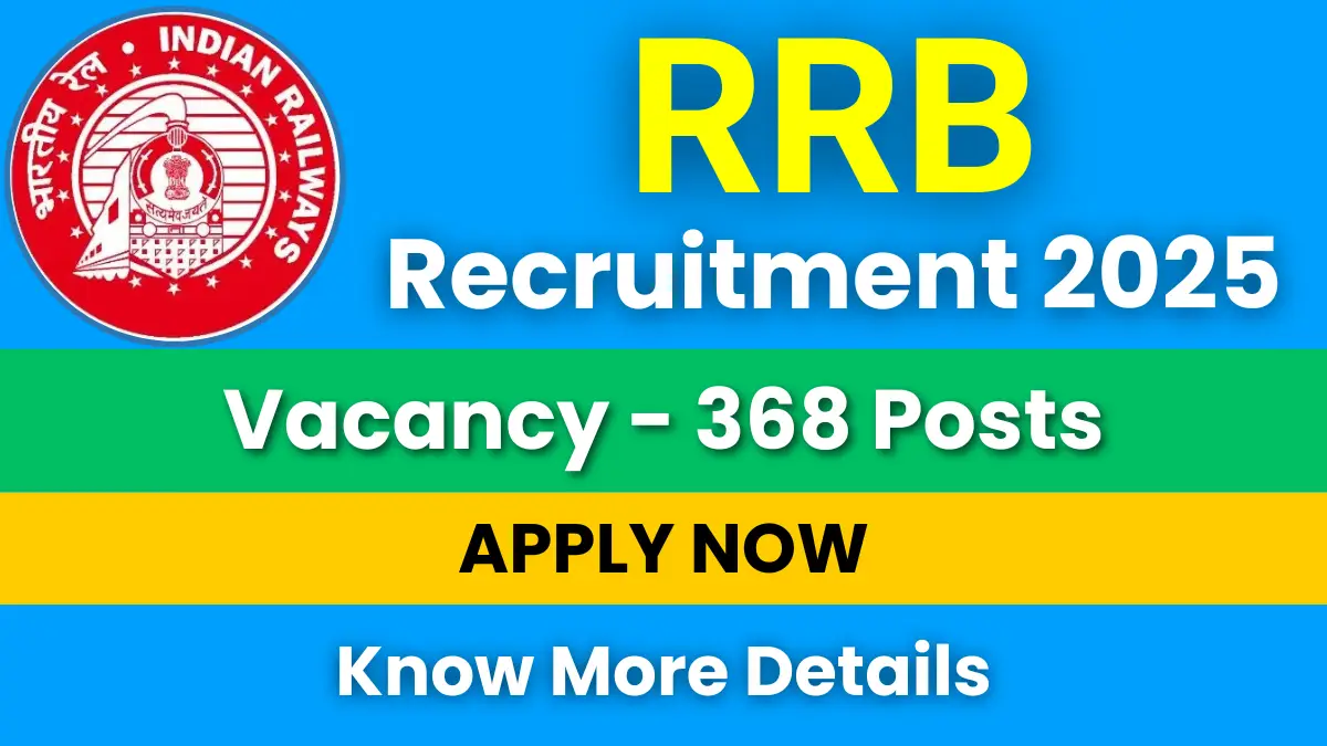 RRB Section Controller Recruitment 2025
