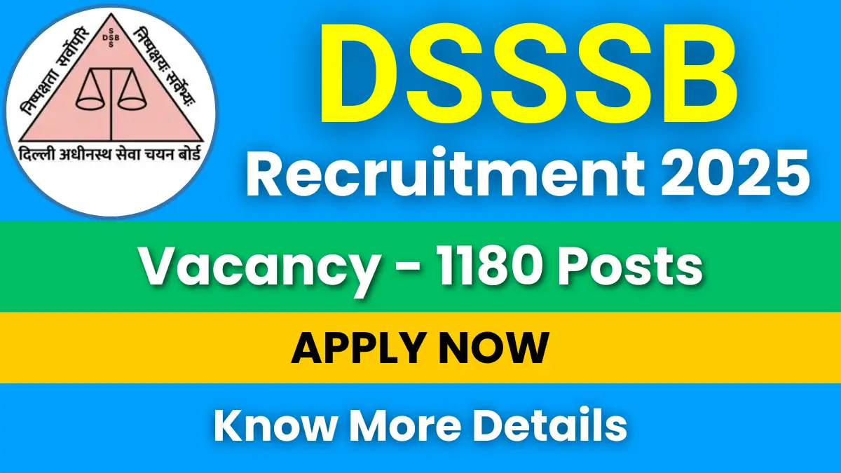 DSSSB Recruitment 2025