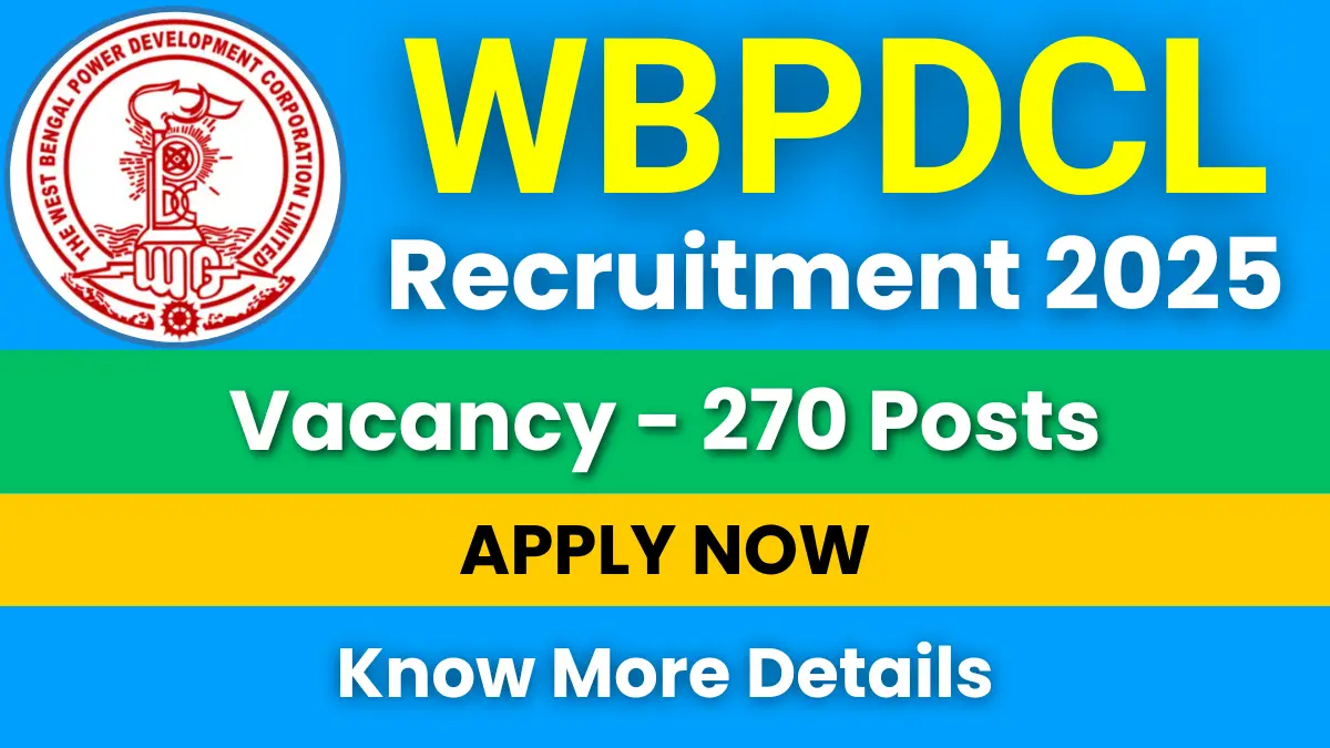 WBPDCL Recruitment 2025