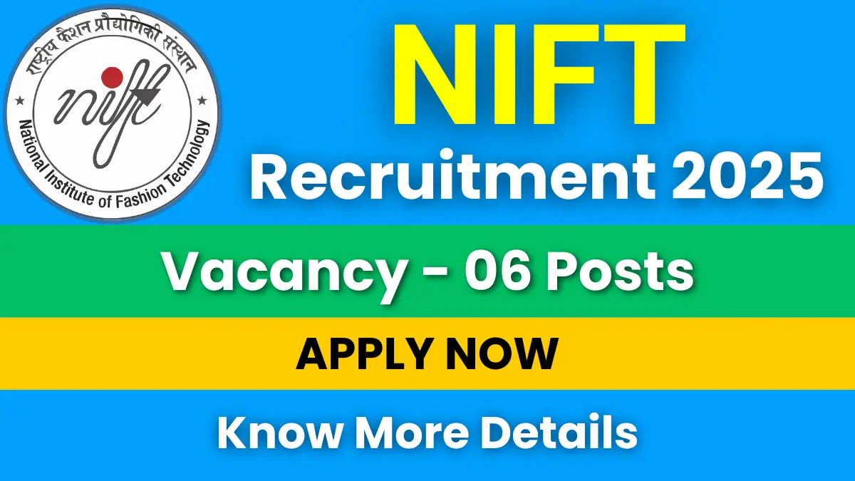 NIFT Chennai Young Professionals Recruitment 2025