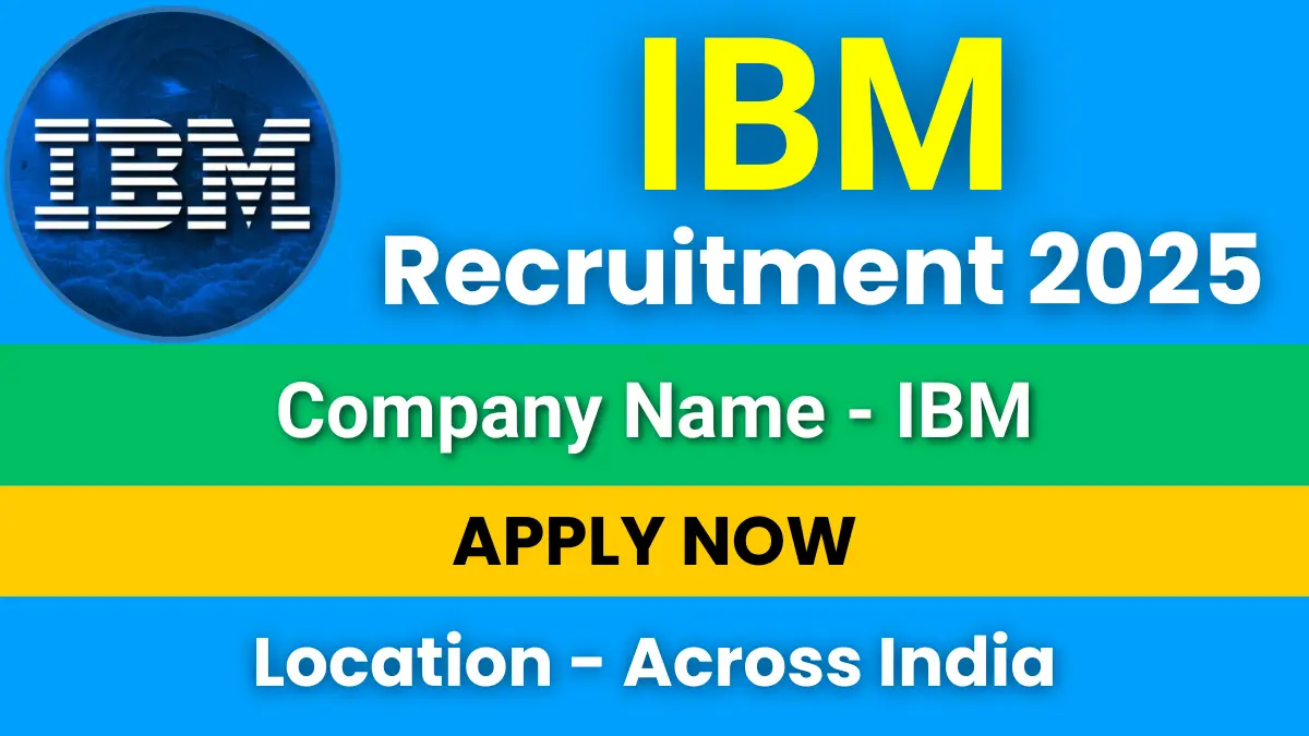 IBM Associate System Engineer Recruitment 2025