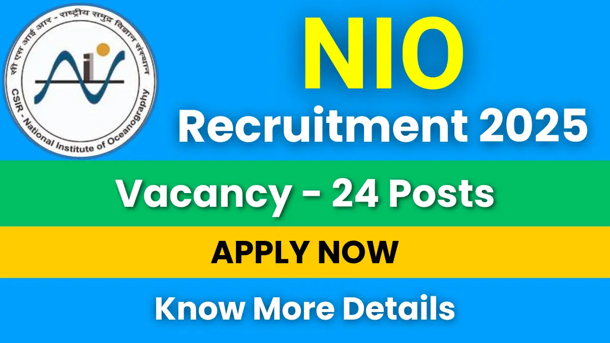 NIO Recruitment 2025