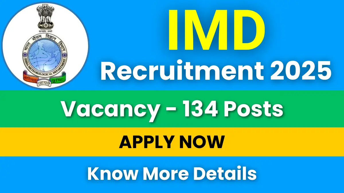 IMD Recruitment 2025